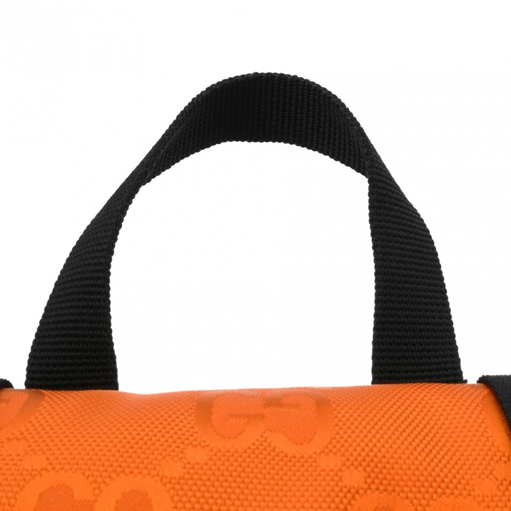 Gucci Pattern Orange Gg Nylon Backpack - image 4